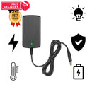 24V Black Charger for Kids' Ride-On Cars and Large Battery Toys