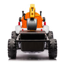 24V Electric Ride-On Tractor Toy for Kids with 4-in-1 Construction Tools