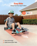 Outdoor Side-to-Side Swing Scooter for Kids - 132LB Capacity Riding Toy