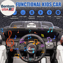 12V Electric Police Car for Kids with Parental Control