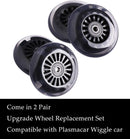 Enhance Your Ride-On Toy with a 4-Piece Polyurethane Light-Up Wheel Set