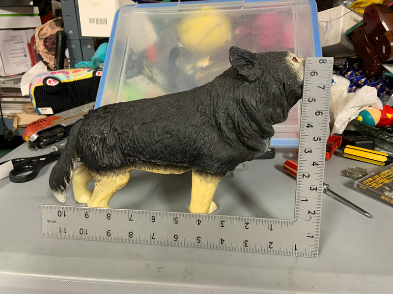 Battery-Operated Rubber and Plastic Wolf Toy