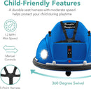 Navy 6V Electric Bumper Car for Kids with Parental Control