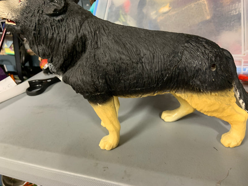 Battery-Operated Rubber and Plastic Wolf Toy