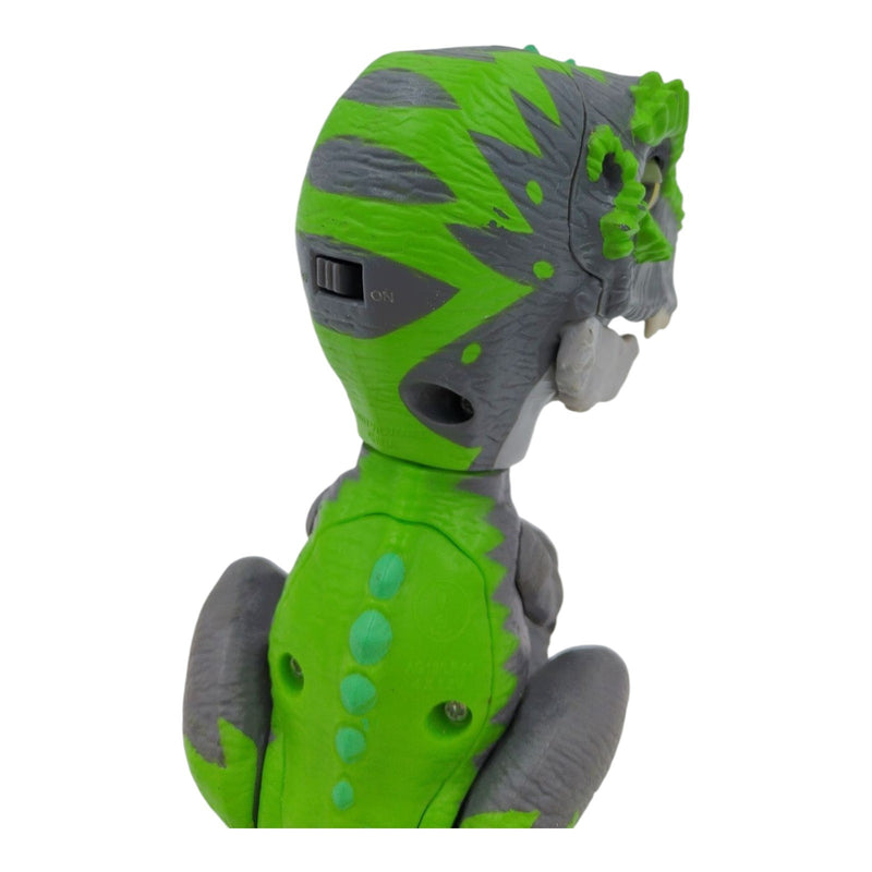 Interactive Untamed Ferocious T-Rex Fingerlings Toy in Green with Tracker