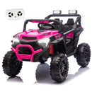 24V Electric UTV for Kids, 400W Ride-On Truck with Parental Remote and LED Lights, Blue
