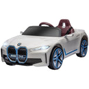 White BMW Electric Ride-On Car for Kids with Remote Control