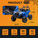 12V Electric Ride-On UTV for Kids 3-5 with 4-Wheel Suspension and Remote Control, Speed Range 1.86-3.11MPH