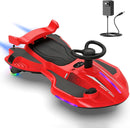 12V Electric Wiggle Car for Kids 3 and Up, 2-in-1 Drift Ride-On Toy | 4 MPH Speed
