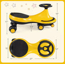 Wiggle Ride-On Toy for Kids 3+ with LED Light-Up Wheels