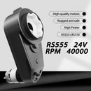 24V 40000RPM High-Performance Motor Gearbox Upgrade Set for Children's Ride-On Vehicles - 2-Pack