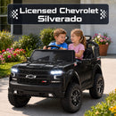 24V Dual Seat Licensed Chevrolet Silverado Electric Ride-On Truck for Kids