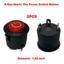 Set of 2 Push Button Power Supply Switches for Kids