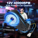 2 Pack of 12V RS550 High-Speed Gearbox Motors for Kids Ride-On Vehicles