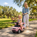 Convertible Ride-On Push Car, Official Land Rover Discovery, Pink