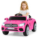 INFANS 12V Mercedes Benz SL500 Ride-On Car with Remote Control