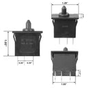 Foot Pedal Accelerator Switch for Ride-On Toys, Compatible with John Deere and Polaris RZR