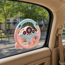 Interactive Steering Wheel Toy for Kids with Lights, Music, and Suction Cup Base