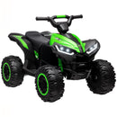 Kids Electric Quad Bike with Music for Ages 3-5 - Green