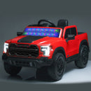 Red 12V Ride-On Car for Kids with Remote Control and 4-Wheel Shock Absorption, Ideal for Ages 3-6
