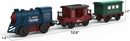 Motorized Battery-Powered Train Set for Wooden Tracks, 3-Piece Toy for Ages 3-4