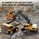 11-Channel RC Excavator Toy for Boys Aged 6-11