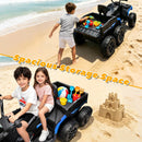 24V Electric 4WD UTV for Kids - 2-Seater ATV with 4x200W Motors, EVA Tires, and LED Lighting