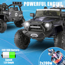 24V Electric Kids Ride-On Truck Car with AUX Port LED Lights and Remote Control