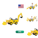 SKYTEAM 89898 Jumbo Backhoe Loader Ride-On