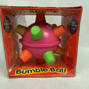 Vintage 1992 ERTL MOTORIZED BUMBLE BALLl Bouncing Toy, Pink