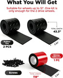 Set of 2 Enhanced Rubber Tires for Kids' Ride-On Vehicles