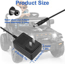 Kid-Friendly 12V Battery Charger for Electric Cars - Overload Protection Certified