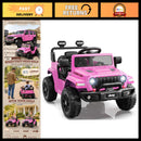12V Kid's Electric Jeep Wrangler with Remote Control and LED Lights