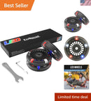 Illuminated Replacement Wheels Set for Classic and Drifter - Vibrant Glow