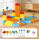 Toy Electric Train and Car Track Playset for Children Ages 3 to 8