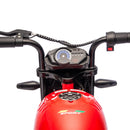 300W Kids Electric Motorcycle with Hub Motor, Dual Suspension, and LED Music