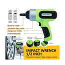 12V Hydraulic Car Jack Kit - 5 Ton Capacity with Adjustable Lifting Range 6.1-20.86 inches