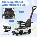 Maserati Licensed 3-in-1 Push and Ride Car for Kids
