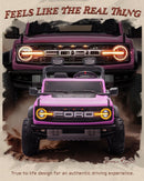 24V Ford Bronco Raptor Ride-On Toy for Big Kids - 2-Seater Fun