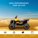 Electric Battery-Powered 4-Wheel ATV Ride-On Toy for Kids - Yellow
