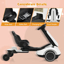 Electric 6V Drift Go Kart for Kids with 360° Spin - White