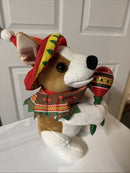 Holiday Chihuahua Plush Toy with Maracas - 13" Animated Macarena Dog