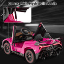 Dual Seat Electric Ride-On Car, 12V 4WD Licensed Lamborghini Veneno