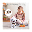Remote-Controlled Plush Walking and Barking Toy Dog