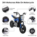 Electric Motocross Ride-On Motorcycle for Kids with Adjustable Speed