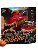 BULL Color Changing LED Wheels Monster Truck Toy with Press & Go Action