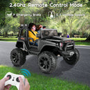 24V 2-Seater Kids Electric Ride-On Truck 400W with Bluetooth and Remote Control