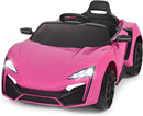 Electric Ride-On Toy Car with Remote Control, LED Lights, and Three Speed Options