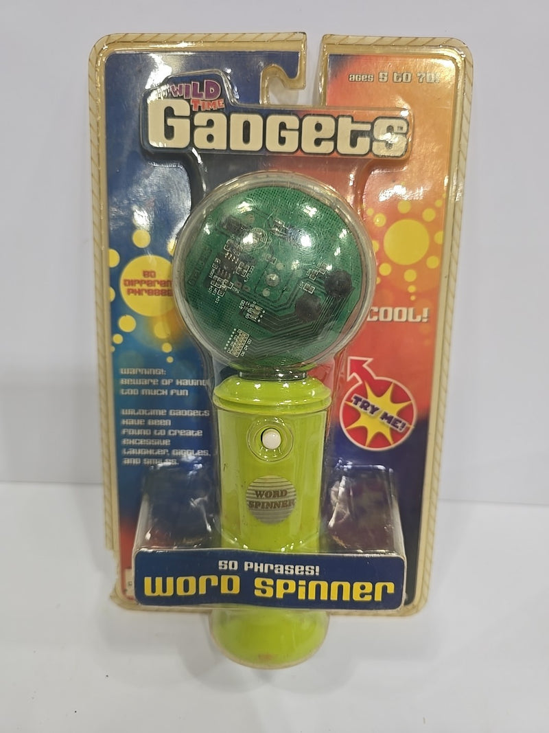 Wild Time Gadgets Word Spinner with 50 Unique Phrases - New Sealed