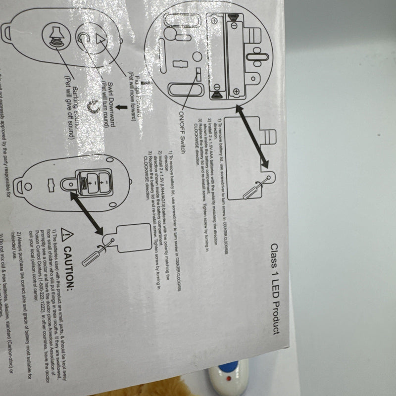 Remote Control Pup Series 1 with Original Box and Tag, Tested and Functional